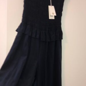 Tory Burch Navy Jumpsuit